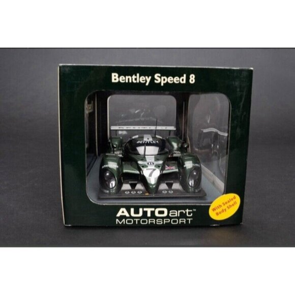 Bentley Speed 8 Auto Diecast Model Car & Breitling Watch Knapsack Blue Backpack - Picture 5 of 7